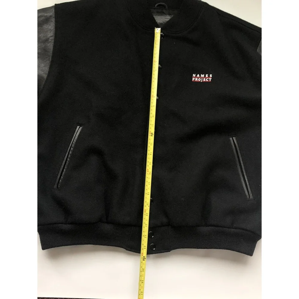 Golden Bear Jacket‎ Men XXL Letterman Names Project AIDS Memorial Quilt LGBTQ
